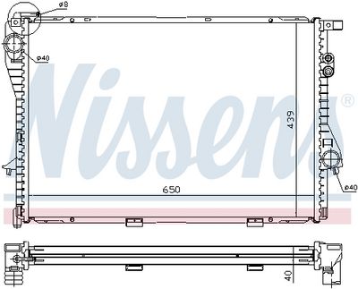 RADIATOR RACIRE MOTOR NISSENS 60752A 5