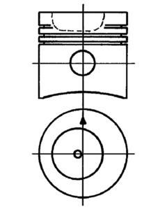 Zuiger - 90031600 - KOLBENSCHMIDT
