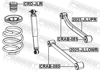 SUPORT TRAPEZ FEBEST CRAB080 1