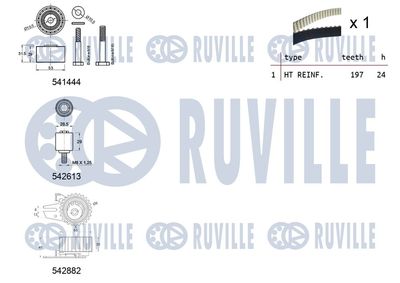 ZAHNRIEMENSATZ RUVILLE 550496 1