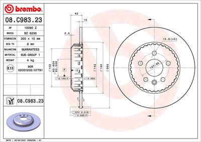 Tarcza hamulcowa AP 10090 Z