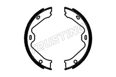 Zestaw szczęk hamulcowych, hamulec postojowy TRUSTING 253.748