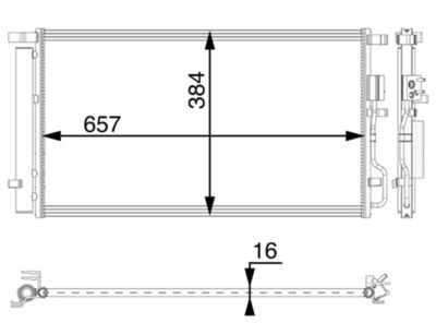 KONDENSATOR KLIMAANLAGE