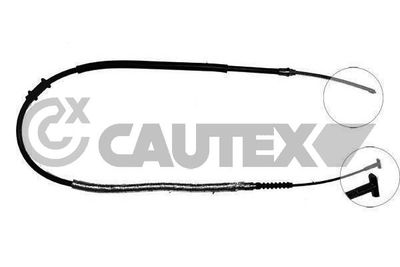 CAUTEX 218004 Трос ручного тормоза  для ALFA ROMEO 145 (Альфа-ромео 145)