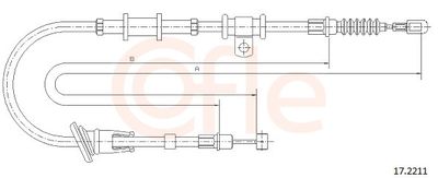CABLU FRANA DE PARCARE