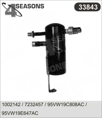 AHE 33843 Осушитель кондиционера для FORD TRANSIT Автобус (E_ _) 2.5 TD (ECL, EDL, EDS, ESL, ESS, EUS) AHE 33843 Осушитель кондиционера для FORD TRANSIT Автобус (E_ _) 2.5 TD (ECL, EDL, EDS, ESL, ESS, EUS)