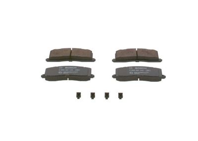 Комплект тормозных колодок, дисковый тормоз BOSCH 0 986 461 140 для TOYOTA PREVIA