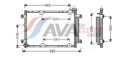 CONDENSATOR CLIMATIZARE AVA Clever Choice SZ5075D