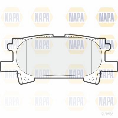 Brake Pad Set NAPA NBP1737