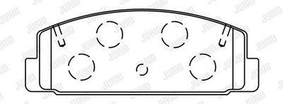 BREMSBELAGSATZ SCHEIBENBREMSE