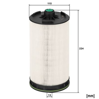 filtru combustibil MANN-FILTER 9740120132