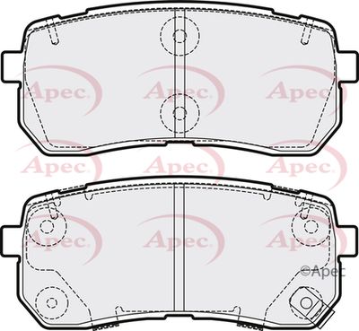 Brake Pad Set APEC PAD2091