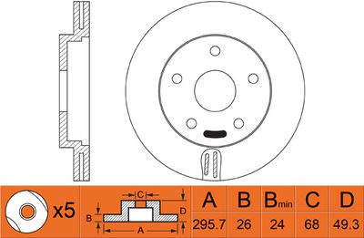 FIT FR0527V Тормозные диски для NISSAN ALTIMA купе (CL32) 3.5 CVTC