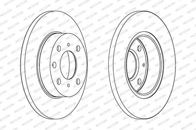 DISC FRANA FERODO DDF203 1