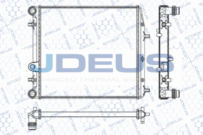Радиатор, охлаждение двигателя JDEUS RA0250090 для VW FOX