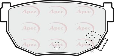 Brake Pad Set APEC PAD965