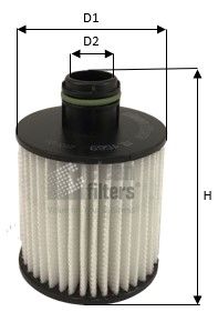 Масляный фильтр CLEAN FILTERS ML4569 для FIAT PANDA