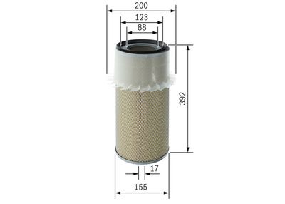 BOSCH Oro filtras