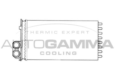 Теплообменник, отопление салона AUTOGAMMA 101661 для RENAULT SAFRANE