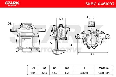 спирачен апарат STARK SKBC-0461093