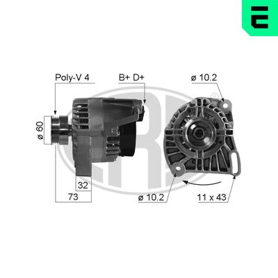 GENERATOR / ALTERNATOR ERA 210485A