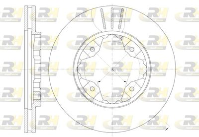 спирачен диск ROADHOUSE 6205.10