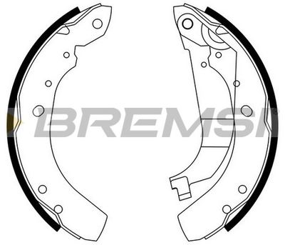 Комплект тормозных колодок BREMSI GF4657 для CHRYSLER CONCORDE