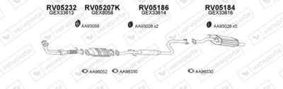 ABGASANLAGE VENEPORTE 050048