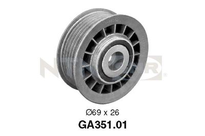 SNR GA351.01 Ролик ремня генератора для MERCEDES-BENZ C-CLASS (W202)