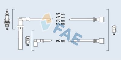 SET CABLAJ APRINDER FAE 85190