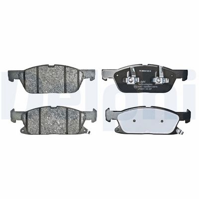 Remblokken set Voor (met een dempingskussen  zonder toevoegingen), past: FORD FOCUS IV, GALAXY III, GALAXY MK III, KUGA III, S-MAX  FORD USA EDGE 1.5-2.7 09.14-