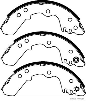 BREMSBACKENSATZ Herth+Buss Jakoparts J3509005 1