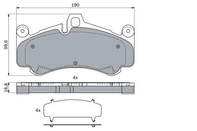 SET PLACUTE FRANA FRANA DISC BOSCH 0986424067 6