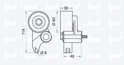 ROLA INTINZATOR CUREA DISTRIBUTIE IPD 140588 1