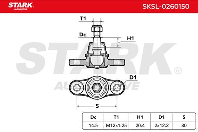 Шарнири STARK SKSL-0260150