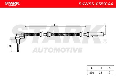 датчик, обороти на колелото STARK SKWSS-0350144