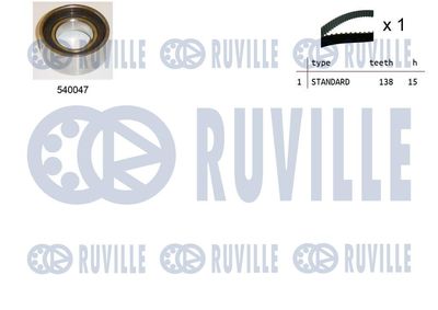 Комплект ремня ГРМ RUVILLE 550033 для LANCIA DEDRA