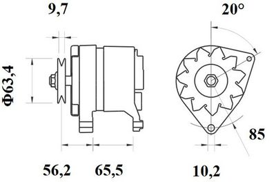 GENERATOR / ALTERNATOR MAHLE MG514 1