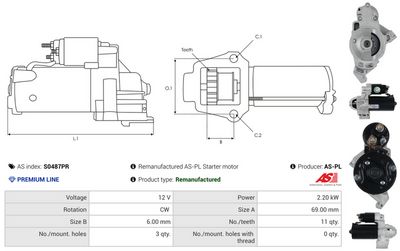 STARTER AS-PL S0487PR 4