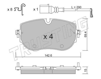 SET PLACUTE FRANA FRANA DISC