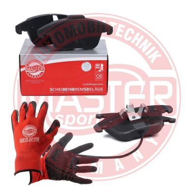 Zestaw klocków hamulcowych, hamulce tarczowe MASTER-SPORT GERMANY 13046072562N-SET-MSP
