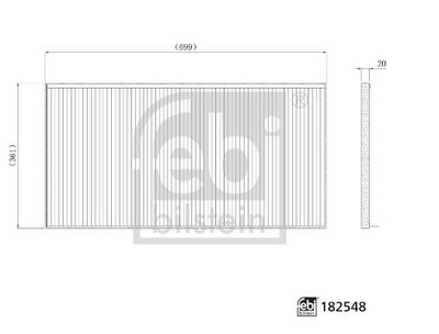 FILTER INNENRAUMLUFT FEBI BILSTEIN 182548 2