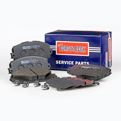 Комплект тормозных колодок, дисковый тормоз BORG & BECK BBP2464 для DAIHATSU CHARADE