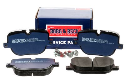 комплект спирачно феродо, дискови спирачки BORG & BECK BBP2215