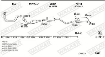 Изпускателна система WALKER CI25038