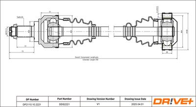 ANTRIEBSWELLE DR!VE+ DP2110102221