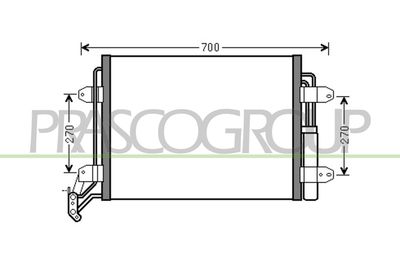 CONDENSATOR CLIMATIZARE PRASCO VG807C001