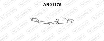 Глушитель выхлопных газов конечный VENEPORTE AR01175 для ALFA ROMEO SPIDER