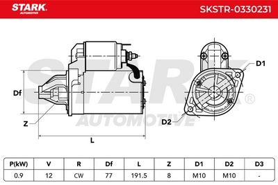 стартер STARK SKSTR-0330231