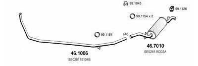 SISTEM DE ESAPAMENT ASSO ART2343